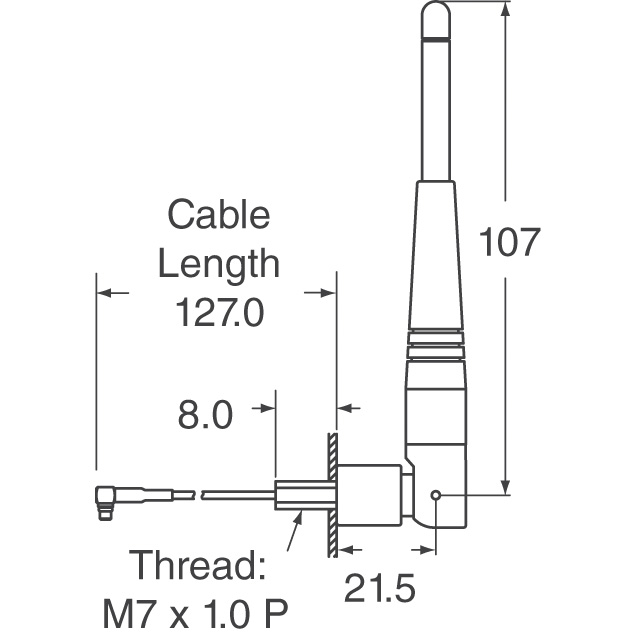 S181FL-5-RMM-2450S Nearson Inc.  Antenas de RF